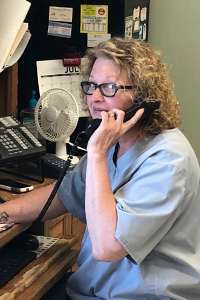 Terri Shepherd, Receptionist at Rushville Vet